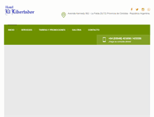 Tablet Screenshot of hotelellibertador.com.ar